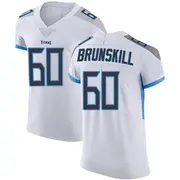 Men's Elite Daniel Brunskill Tennessee Titans White Vapor Untouchable Jersey