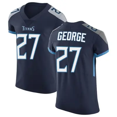 Men's Elite Eddie George Tennessee Titans Navy Vapor Untouchable Jersey