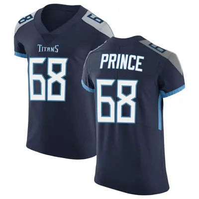 Men's Elite Isaiah Prince Tennessee Titans Navy Vapor Untouchable Jersey