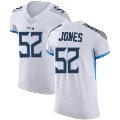 Men's Elite Joe Jones Tennessee Titans White Vapor Untouchable Jersey