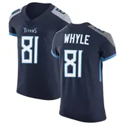 Men's Elite Josh Whyle Tennessee Titans Navy Vapor Untouchable Jersey