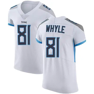 Men's Elite Josh Whyle Tennessee Titans White Vapor Untouchable Jersey