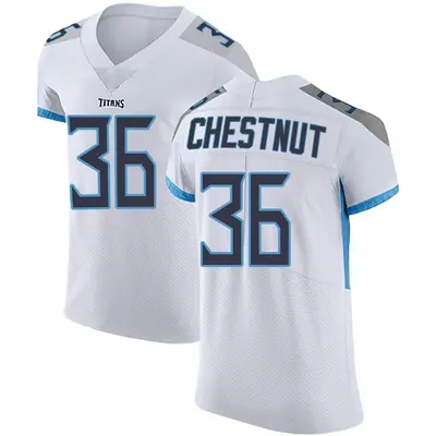 Men's Elite Julius Chestnut Tennessee Titans White Vapor Untouchable Jersey