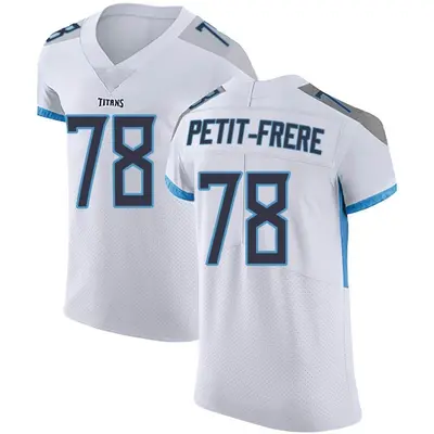 Men's Elite Nicholas Petit-Frere Tennessee Titans White Vapor Untouchable Jersey