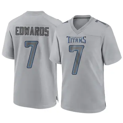 Men's Game Mike Edwards Tennessee Titans Gray Atmosphere Fashion Jersey