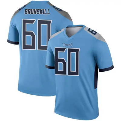 Men's Legend Daniel Brunskill Tennessee Titans Light Blue Jersey