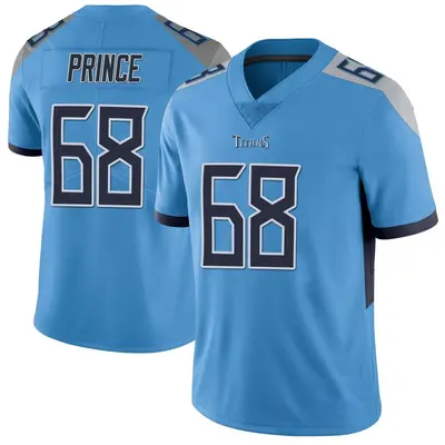 Men's Limited Isaiah Prince Tennessee Titans Light Blue Vapor Untouchable Jersey