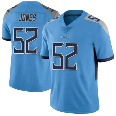 Men's Limited Joe Jones Tennessee Titans Light Blue Vapor Untouchable Jersey