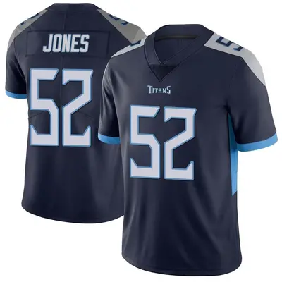 Men's Limited Joe Jones Tennessee Titans Navy Vapor Untouchable Jersey