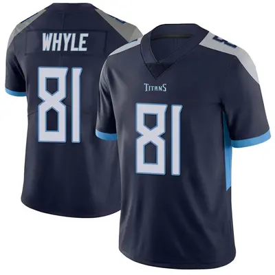 Men's Limited Josh Whyle Tennessee Titans Navy Vapor Untouchable Jersey