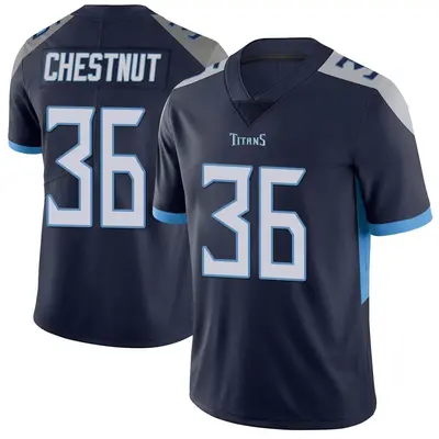 Men's Limited Julius Chestnut Tennessee Titans Navy Vapor Untouchable Jersey