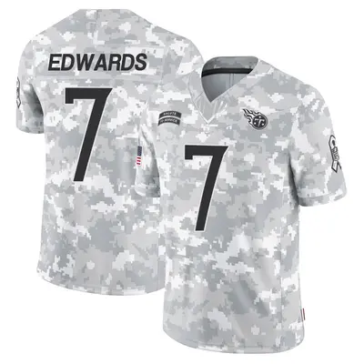 Men's Limited Mike Edwards Tennessee Titans Arctic Camo 2024 Salute to Service Jersey