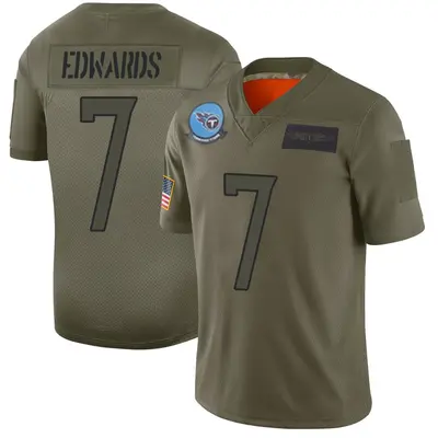 Men's Limited Mike Edwards Tennessee Titans Camo 2019 Salute to Service Jersey