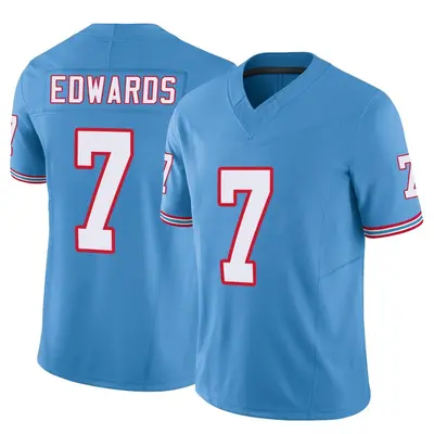 Men's Limited Mike Edwards Tennessee Titans Light Blue Vapor F.U.S.E. Jersey