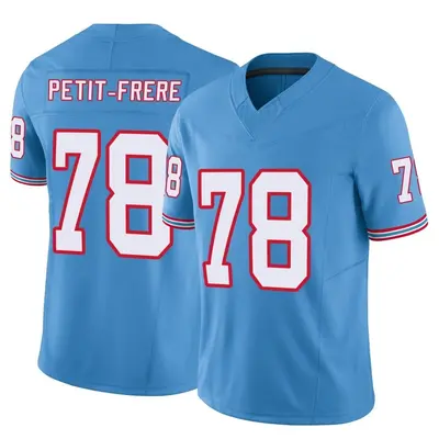 Men's Limited Nicholas Petit-Frere Tennessee Titans Light Blue Vapor F.U.S.E. Jersey