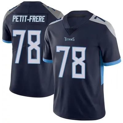 Men's Limited Nicholas Petit-Frere Tennessee Titans Navy Vapor Untouchable Jersey