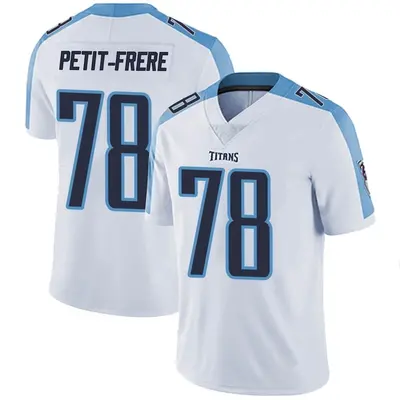 Men's Limited Nicholas Petit-Frere Tennessee Titans White Vapor Untouchable Jersey