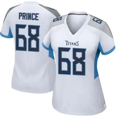 Women's Game Isaiah Prince Tennessee Titans White Jersey