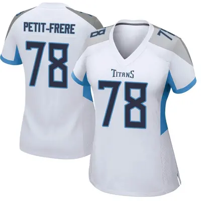 Women's Game Nicholas Petit-Frere Tennessee Titans White Jersey