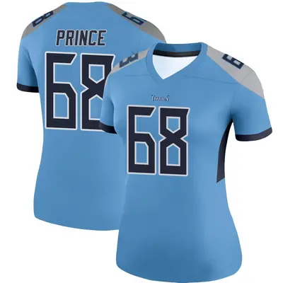 Women's Legend Isaiah Prince Tennessee Titans Light Blue Jersey