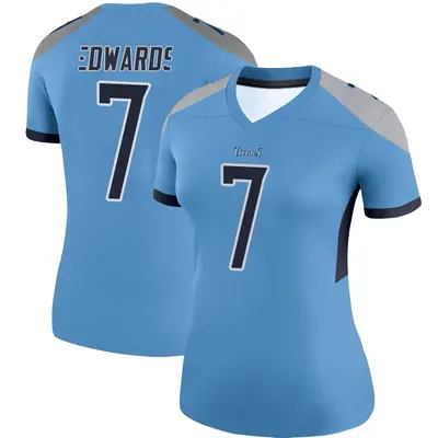 Women's Legend Mike Edwards Tennessee Titans Light Blue Jersey