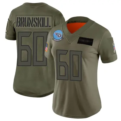 Women's Limited Daniel Brunskill Tennessee Titans Camo 2019 Salute to Service Jersey