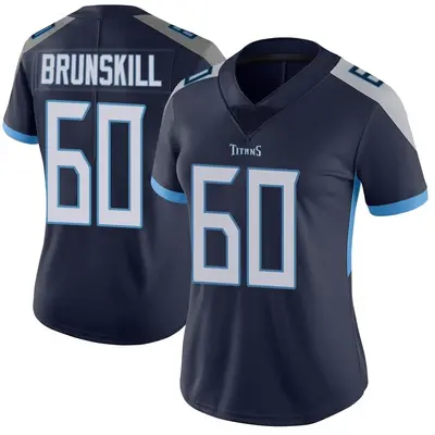 Women's Limited Daniel Brunskill Tennessee Titans Navy Vapor Untouchable Jersey