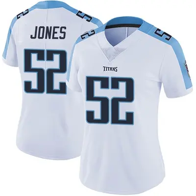 Women's Limited Joe Jones Tennessee Titans White Vapor Untouchable Jersey