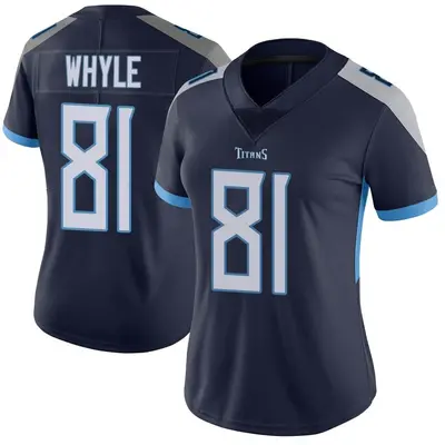 Women's Limited Josh Whyle Tennessee Titans Navy Vapor Untouchable Jersey