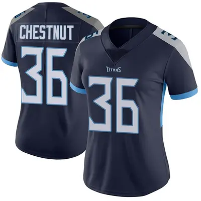 Women's Limited Julius Chestnut Tennessee Titans Navy Vapor Untouchable Jersey