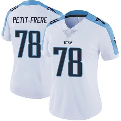 Women's Limited Nicholas Petit-Frere Tennessee Titans White Vapor Untouchable Jersey