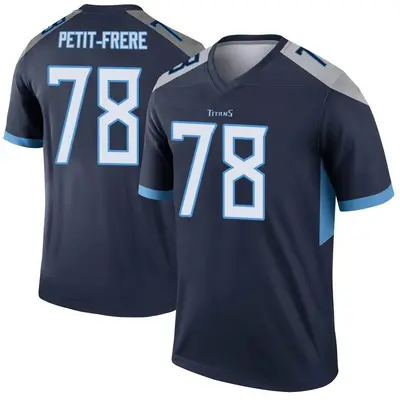 Youth Legend Nicholas Petit-Frere Tennessee Titans Navy Jersey