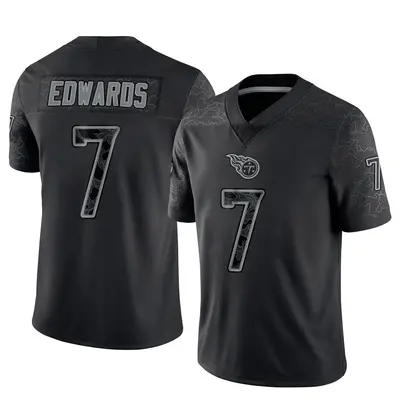 Youth Limited Mike Edwards Tennessee Titans Black Reflective Jersey